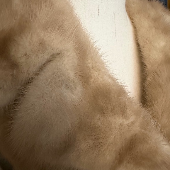 Vintage Leather/Fur Coat - Size Small - Picture 8 of 10